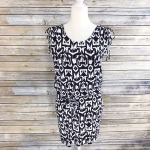 MIchael Kors Jersey Knit Ikat Print Dress